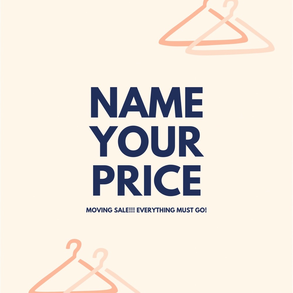 Name Your Price Sale!